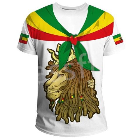 Ethiopian Short Sleeve T-Shirts (Multiple Variants) AlansiHouse color as picture 3 L 