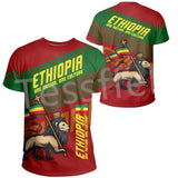 Ethiopian Short Sleeve T-Shirts (Multiple Variants) AlansiHouse color as picture 6XL 