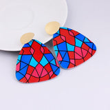 Ethnic Colorful Wooden Earrings AlansiHouse B2 
