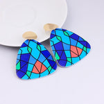 Ethnic Colorful Wooden Earrings AlansiHouse B4 