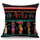 Exotic Ethnic Design Pattern + Decorative Pillow Cover AlansiHouse 450mm*450mm N188-1 