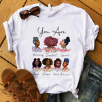 I Am Melanin Women's Graphic T-Shirt AlansiHouse 091301 M 