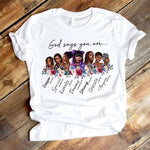I Am Melanin Women's Graphic T-Shirt AlansiHouse 091307 M 