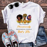 I Am Melanin Women's Graphic T-Shirt AlansiHouse 091308 L 