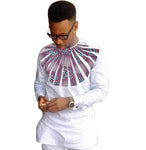 Men's African Ankara Fashion Long Sleeve Shirt AlansiHouse 15 XS 