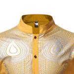 Men's African Dashiki Dress Shirts AlansiHouse 