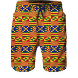 Men's African Dashiki Print T-Shirt and Shorts Set III AlansiHouse Shorts-B M China