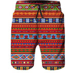 Men's African Dashiki Print T-Shirt and Shorts Set III AlansiHouse Shorts-D S China