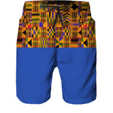Men's African Dashiki Print T-Shirt & Shorts Set AlansiHouse 