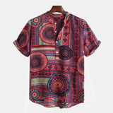Men's African Fashion Casual Shirts AlansiHouse Color3 XL 
