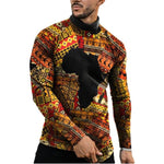 Men's African Fashion Long-Sleeve AlansiHouse turtleneck XXXL 