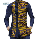 Men's African Fashion Print Long Sleeve Shirt AlansiHouse 11 S 