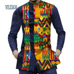 Men's African Fashion Print Long Sleeve Shirt AlansiHouse 14 S 