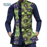Men's African Fashion Print Long Sleeve Shirt AlansiHouse 17 S 