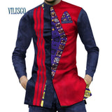 Men's African Fashion Print Long Sleeve Shirt AlansiHouse 3 S 