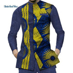 Men's African Fashion Print Long Sleeve Shirt AlansiHouse 