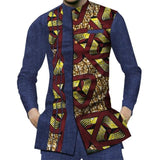 Men's African Fashion Print Long Sleeve Shirt AlansiHouse 9 S 