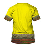 Men's Dashiki Print T-shirt + Shorts Set AlansiHouse 