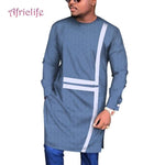 Men's Long Sleeve Traditional African Dashiki Men Design AlansiHouse 1 4XL 