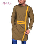 Men's Long Sleeve Traditional African Dashiki Men Design AlansiHouse 