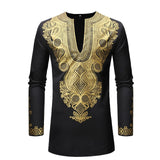 Men's Traditional African Dashiki Shirt + Trouser Set AlansiHouse shirt L 