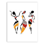 Modern African Art Canvas Paintings AlansiHouse 13x18 cm No Frame Style A 