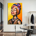Modern Canvas Painting (African Inspiration) AlansiHouse 