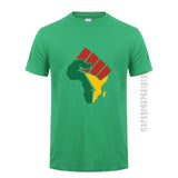 New Africa Map T Shirt AlansiHouse irish green L 