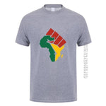 New Africa Map T Shirt AlansiHouse sport grey XL 