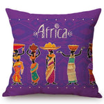 Nordic Africa Style B + Home Decoration Art Sofa Throw Pillow Case AlansiHouse 450mm*450mm T178-1 