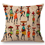 Nordic Africa Style B + Home Decoration Art Sofa Throw Pillow Case AlansiHouse 450mm*450mm T178-7 