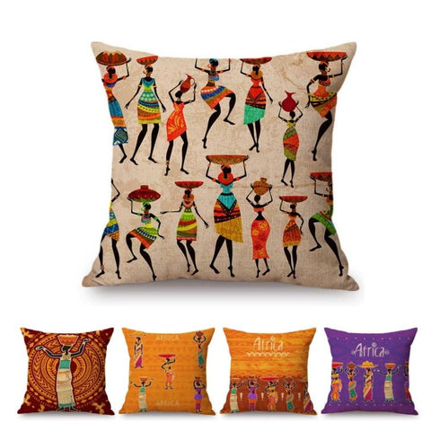 Nordic Africa Style B + Home Decoration Art Sofa Throw Pillow Case AlansiHouse 