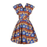 Printed Evening African Dresses for Women AlansiHouse B S 