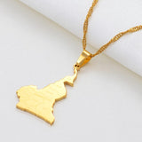 'Rep Your Flag' Gold Pendant AlansiHouse 