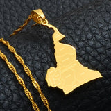 'Rep Your Flag' Gold Pendant AlansiHouse 