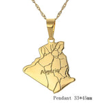 'Rep your Flag' Gold Pendant II AlansiHouse style 5 China 
