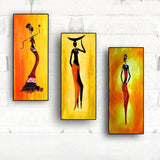 Rich African Panel Oil Paintings on Canvas AlansiHouse 