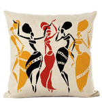 Simple African Woman Portrait Design Cushion Cover AlansiHouse 450mm*450mm 02 
