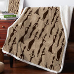 Soft Plush African Print Fleece Blanket AlansiHouse LEX02818 150x200cm 