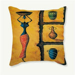 Stunning African Art Decorative Cushion Cover AlansiHouse 450mm*450mm 11 as picture 