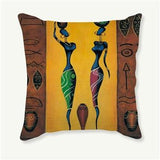 Stunning African Art Decorative Cushion Cover AlansiHouse 450mm*450mm 13 as picture 