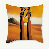 Stunning African Art Decorative Cushion Cover AlansiHouse 450mm*450mm 14 as picture 