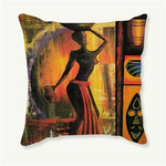 Stunning African Art Decorative Cushion Cover AlansiHouse 450mm*450mm 5 as picture 