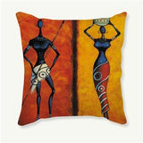 Stunning African Art Decorative Cushion Cover AlansiHouse 450mm*450mm 7 as picture 