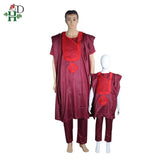 Traditional African Formal 3 Piece Suit Set for Men and Boys AlansiHouse 