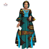 Traditional African Long Sleeve Formal Party Dress AlansiHouse 
