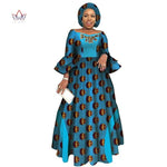 Traditional African Long Sleeve Formal Party Dress AlansiHouse 2 S 