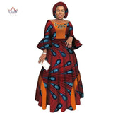 Traditional African Long Sleeve Formal Party Dress AlansiHouse 7 S 