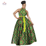 Traditional African Print Casual Dress (Sleeveless) AlansiHouse 