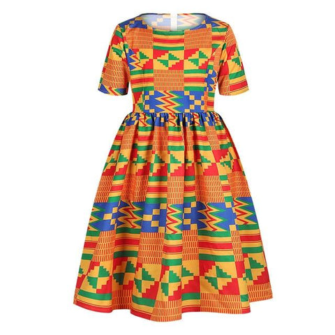 Traditional African Sundress for Girls AlansiHouse 11 145cm-150cm 